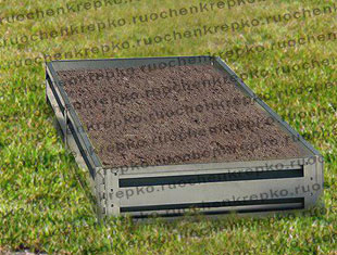 Комплект оцинкованных грядок 19 см