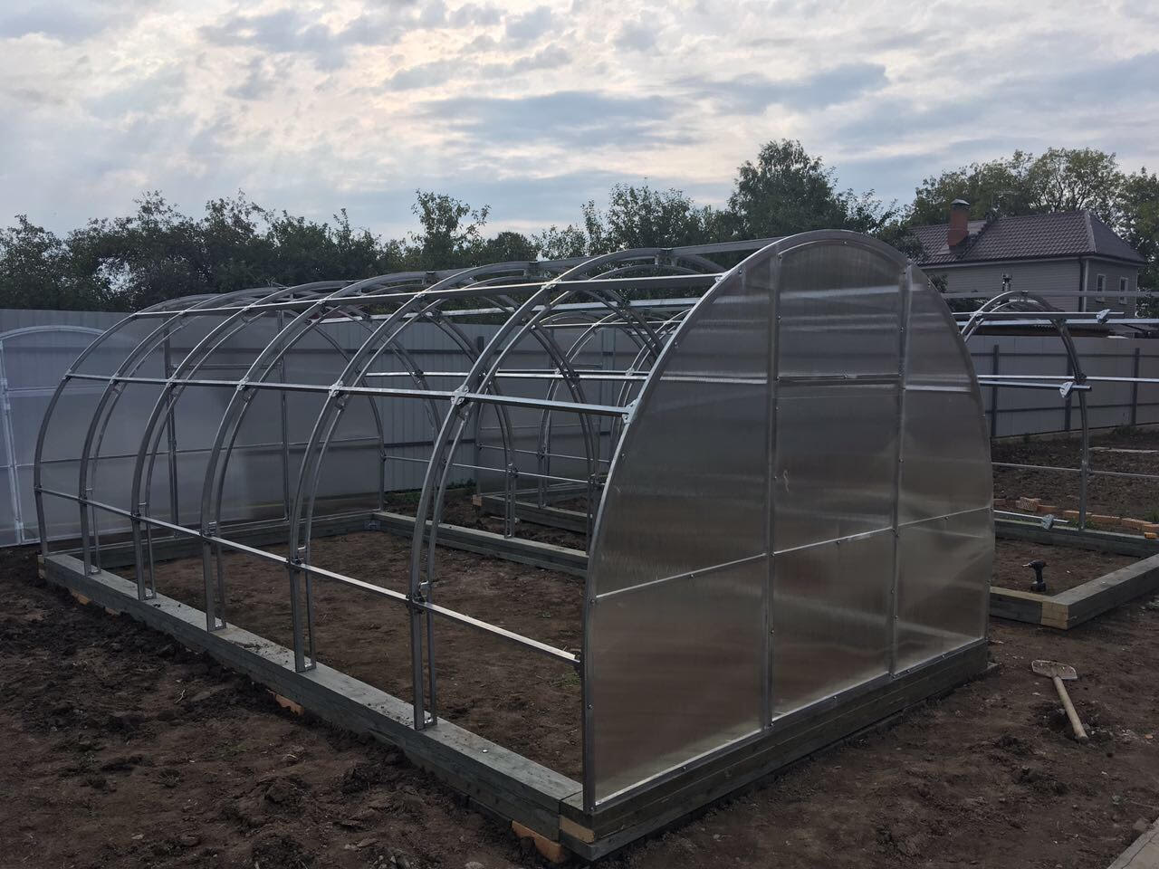 Счастливые обладатели теплиц