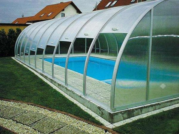 Бассейн в теплице фото