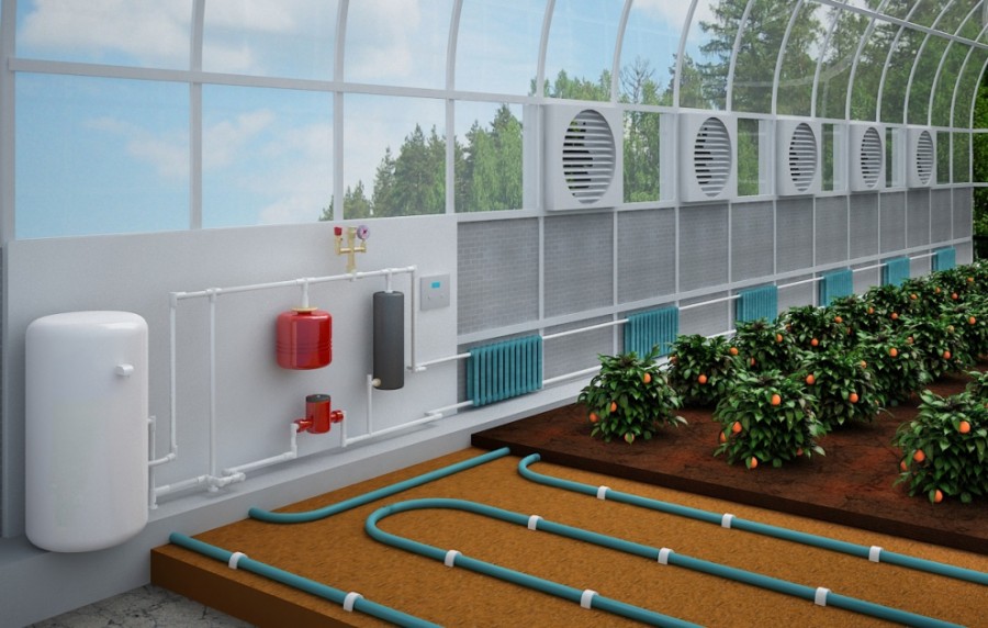 газовое отопление теплиц