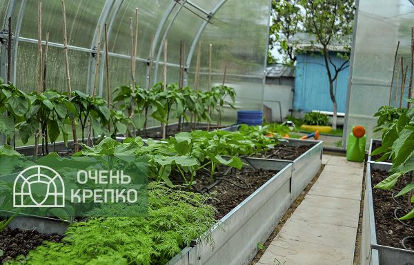 Комплект оцинкованных грядок (19 см) фото 1